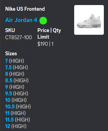 Restock Alert